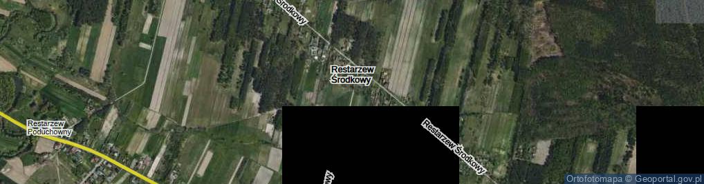 Zdjęcie satelitarne Restarzew Środkowy ul.